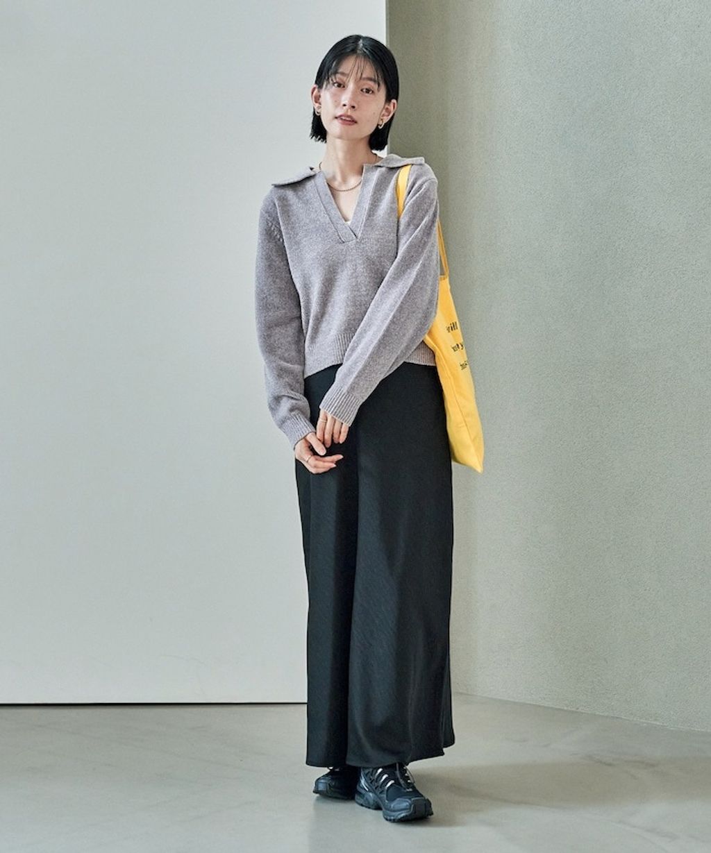 FREAKS STORE 毛絨紗線開領POLO針織上衣_18