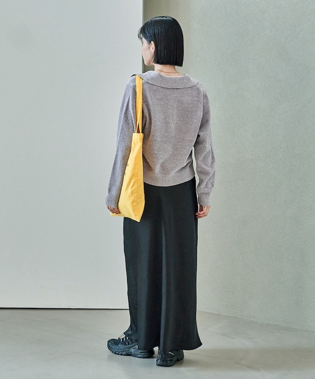 FREAKS STORE 毛絨紗線開領POLO針織上衣_17