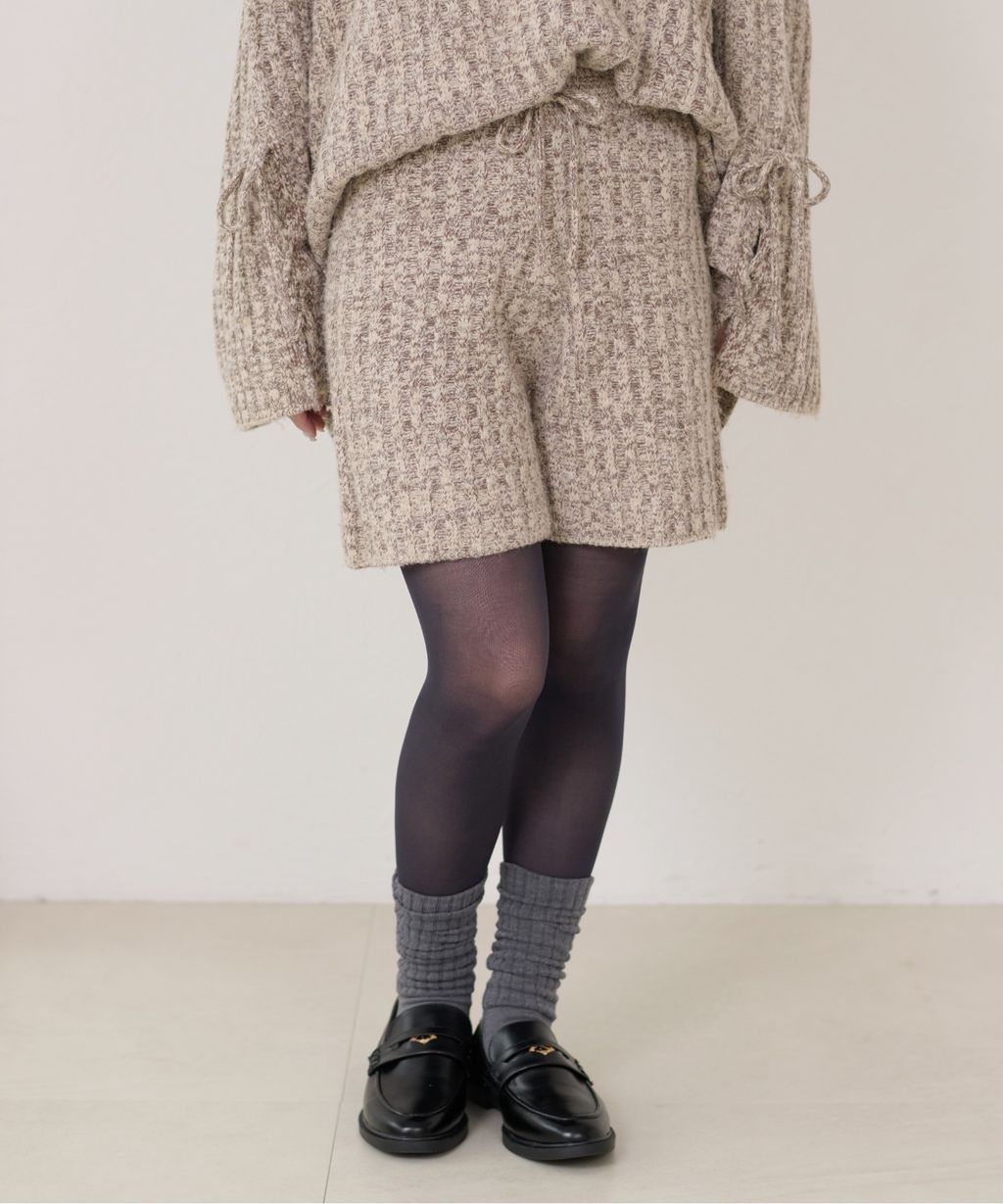 apres jour clair 暖感紋理針織短褲_6