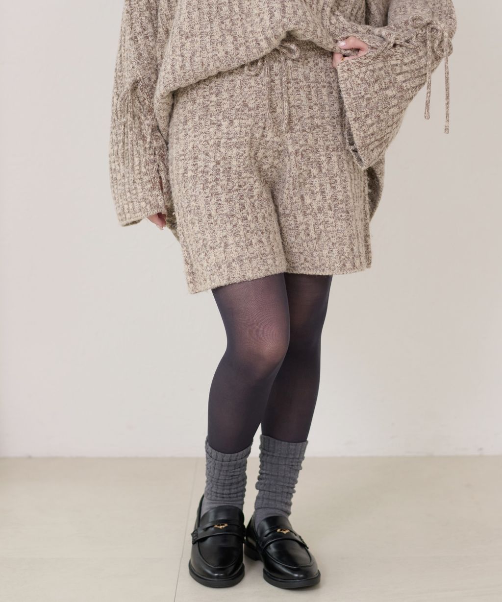 apres jour clair 暖感紋理針織短褲_7