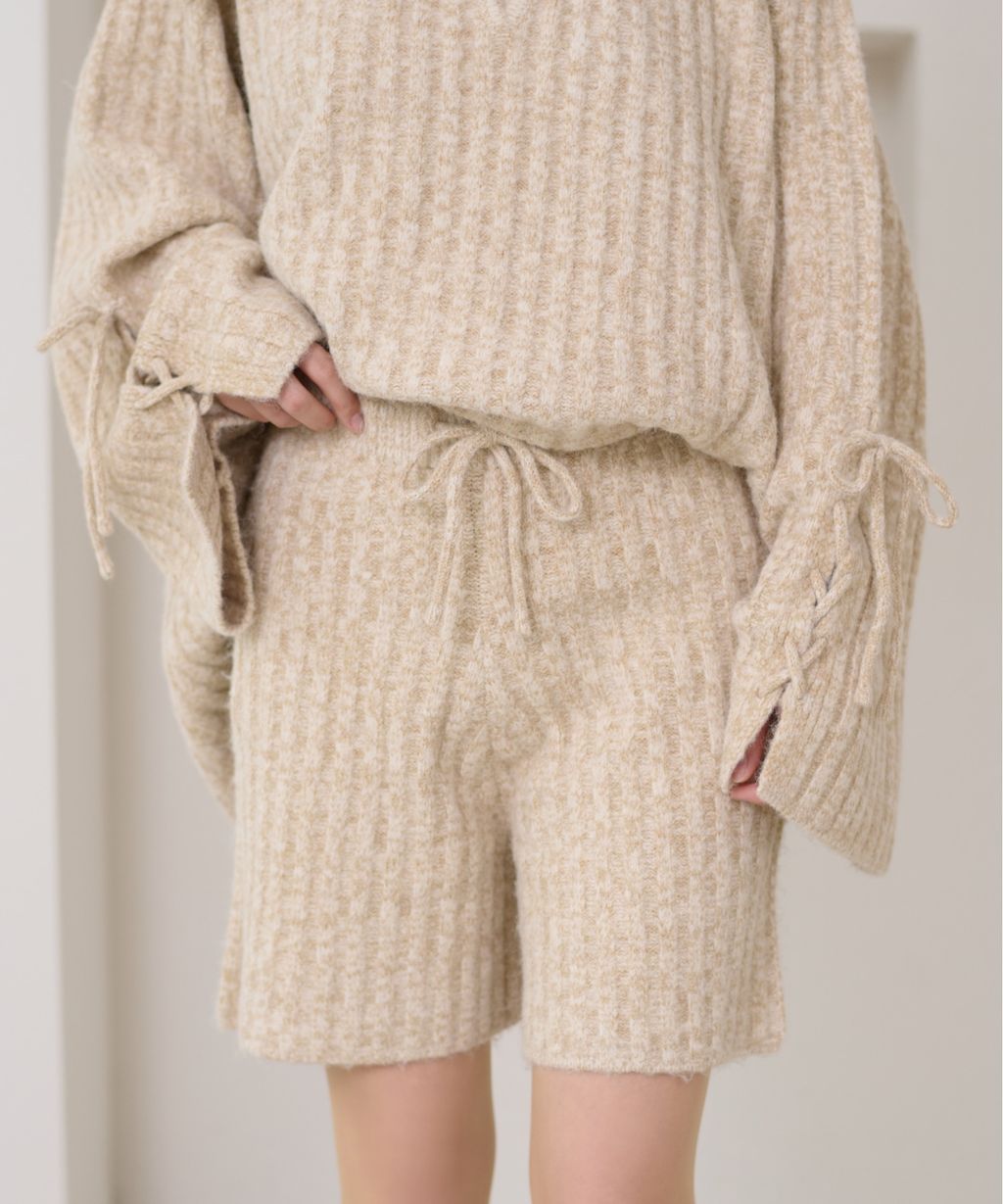 apres jour clair 暖感紋理針織短褲_19