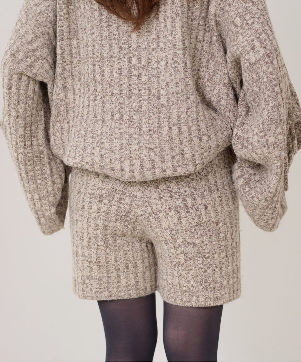 apres jour clair 暖感紋理針織短褲_10