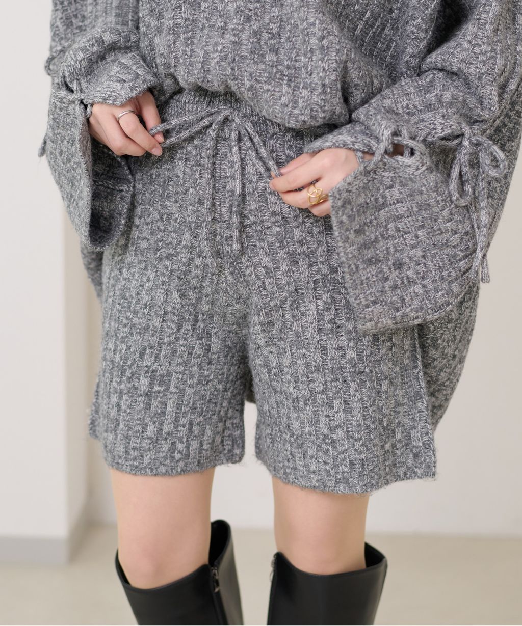 apres jour clair 暖感紋理針織短褲_28