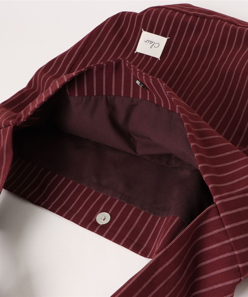 apres jour clair 條紋蝴蝶綁帶寬底托特包_27