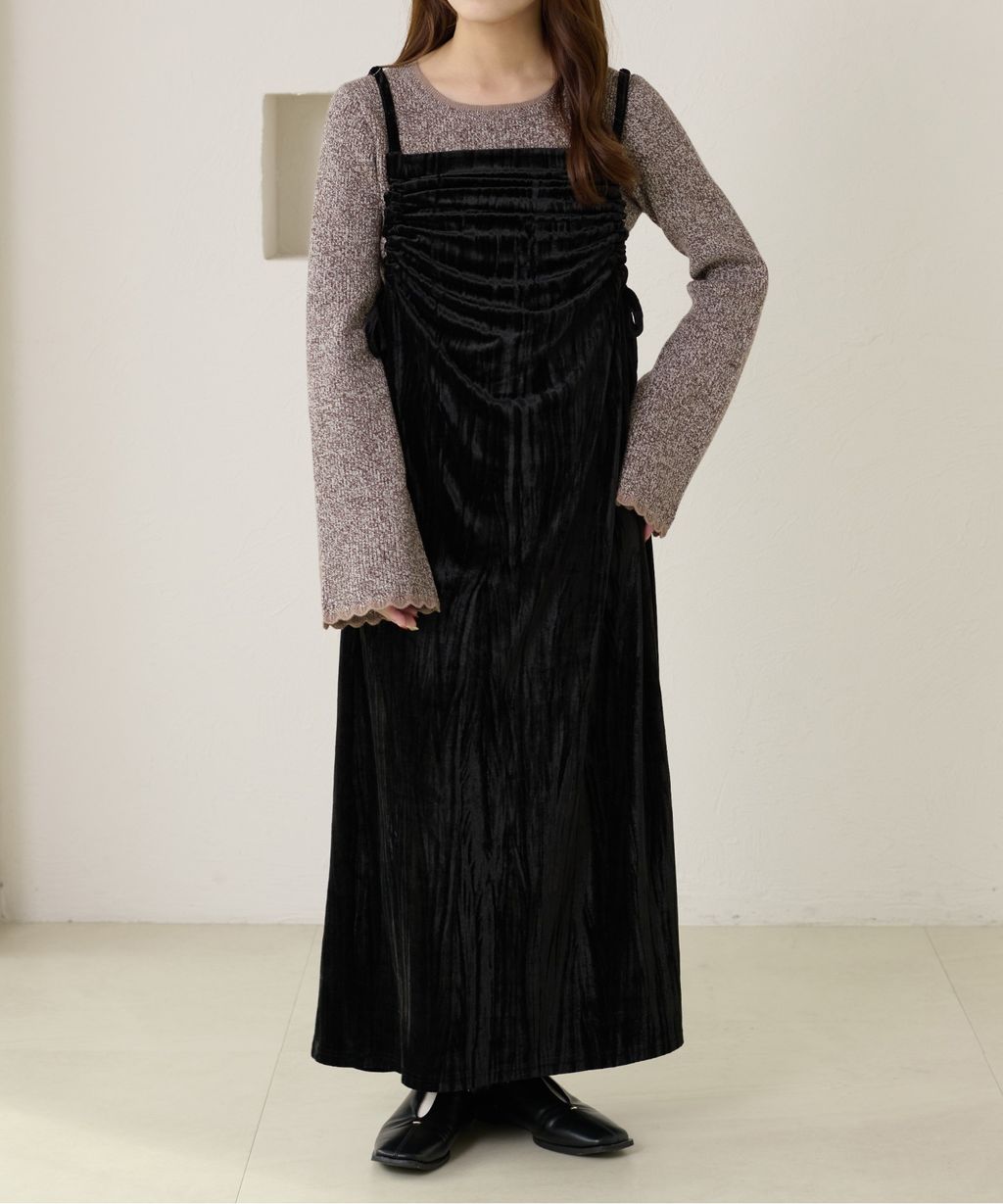 apres jour clair 喇叭袖口羅紋針織上衣_19