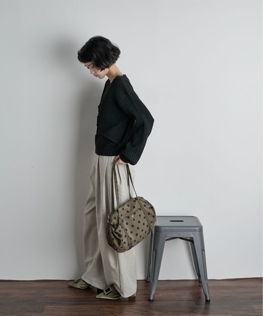 THE YOn 假兩件馬甲拼接羅紋編織親膚針織上衣_33