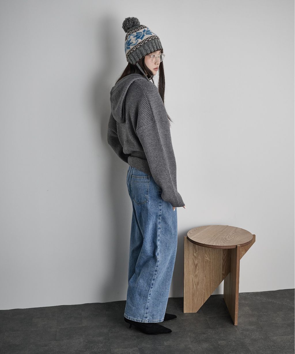 THE YOn 羅紋針織連帽開襟衫_43