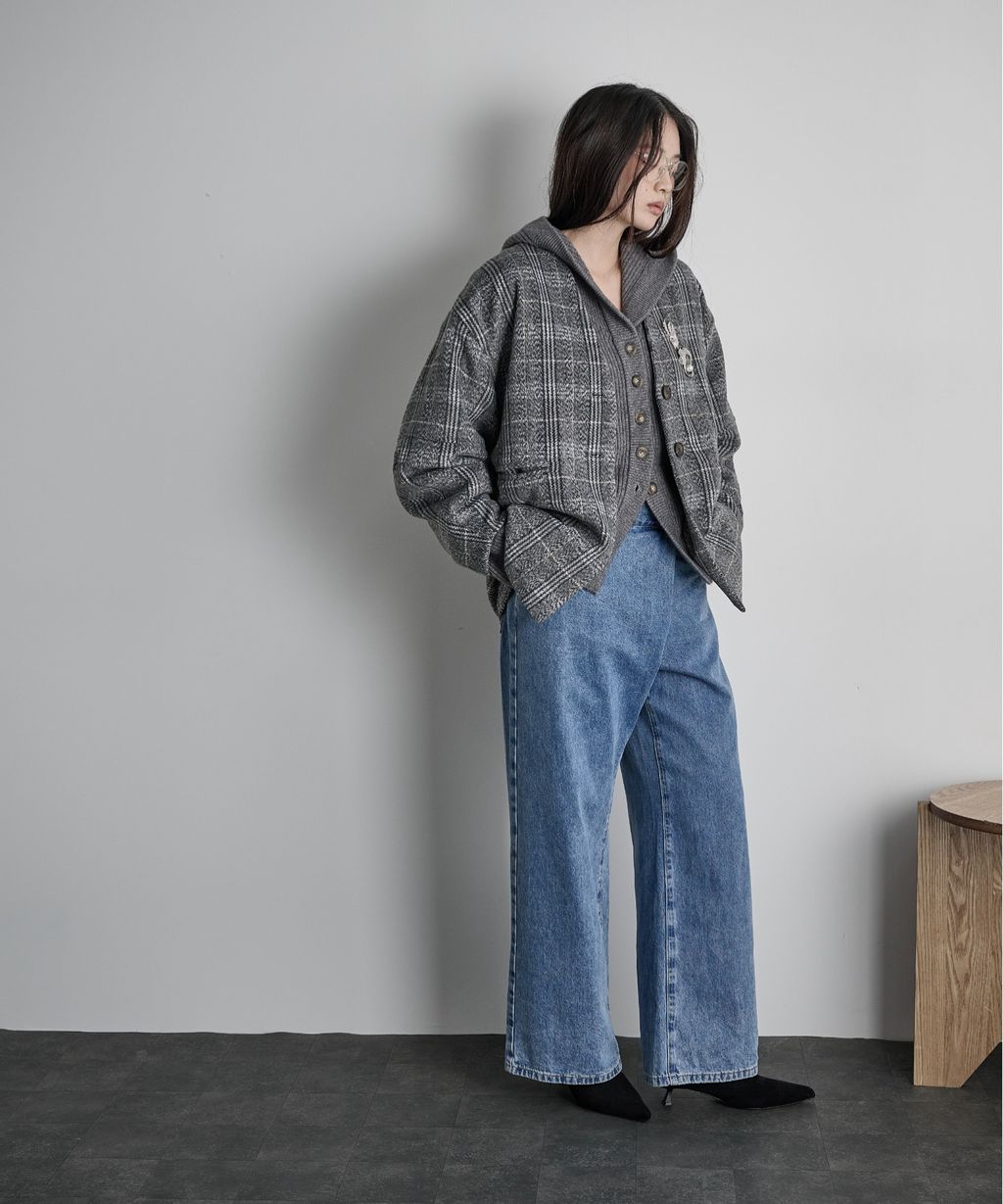 THE YOn 羅紋針織連帽開襟衫_24