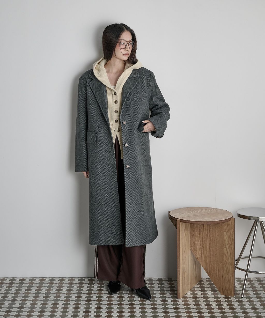 THE YOn 羅紋針織連帽開襟衫_31