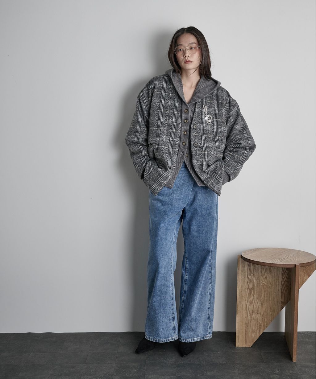 THE YOn 羅紋針織連帽開襟衫_23