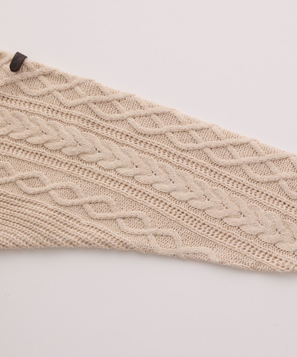 THE CRAFT CREW PRODUCTS 可水洗防靜電抗起球針立體繩結麻花編織圓領毛衣_36