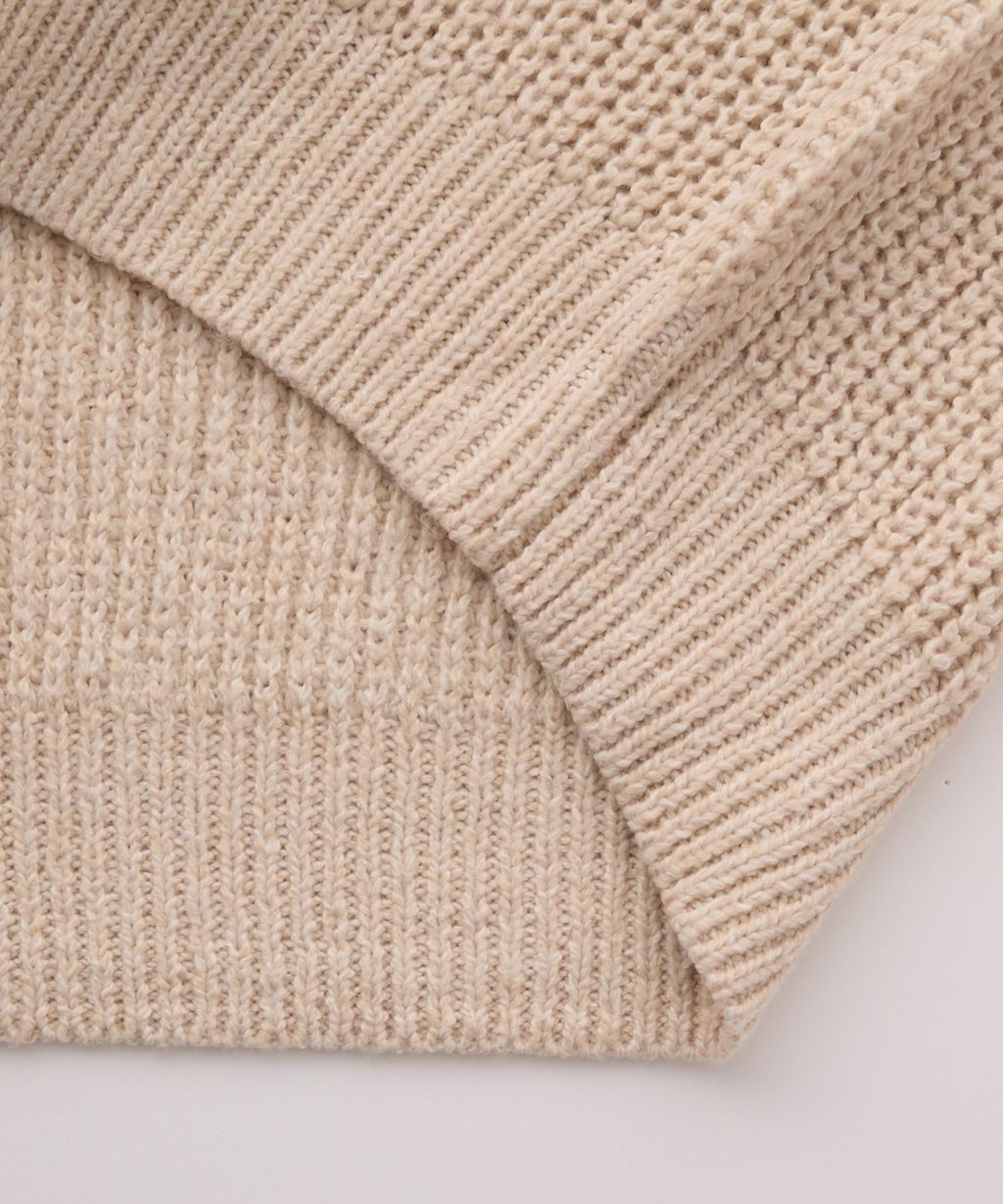 THE CRAFT CREW PRODUCTS 可水洗防靜電抗起球針立體繩結麻花編織圓領毛衣_34