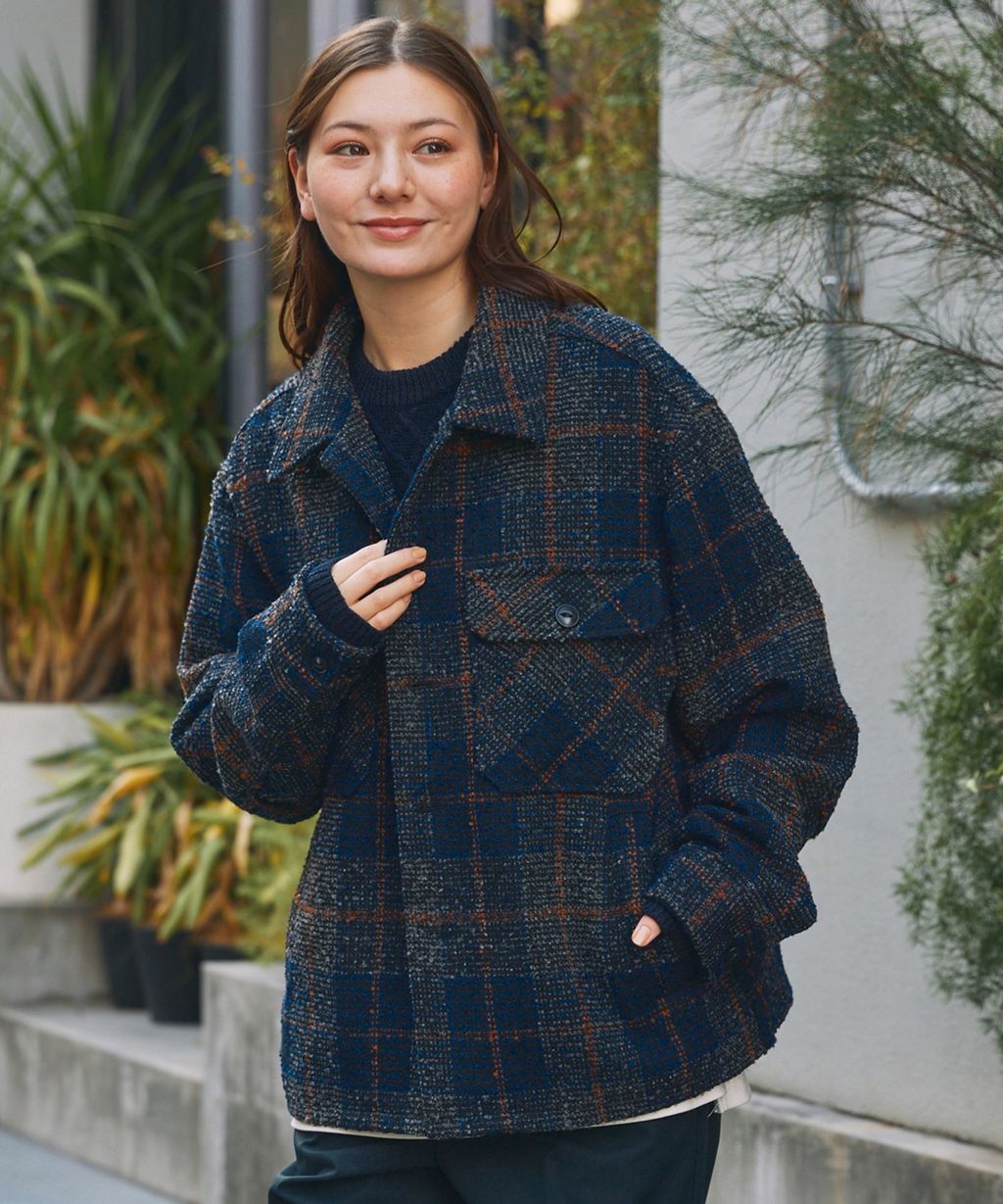 THE CRAFT CREW PRODUCTS 抗UV粗花呢立挺機能外套_2