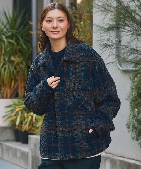 THE CRAFT CREW PRODUCTS 抗UV粗花呢立挺機能外套_2