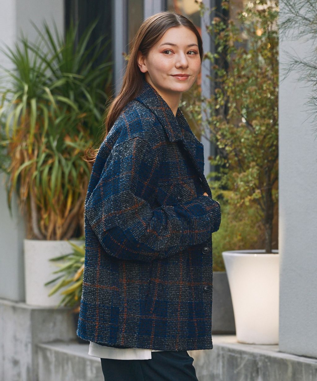 THE CRAFT CREW PRODUCTS 抗UV粗花呢立挺機能外套_37