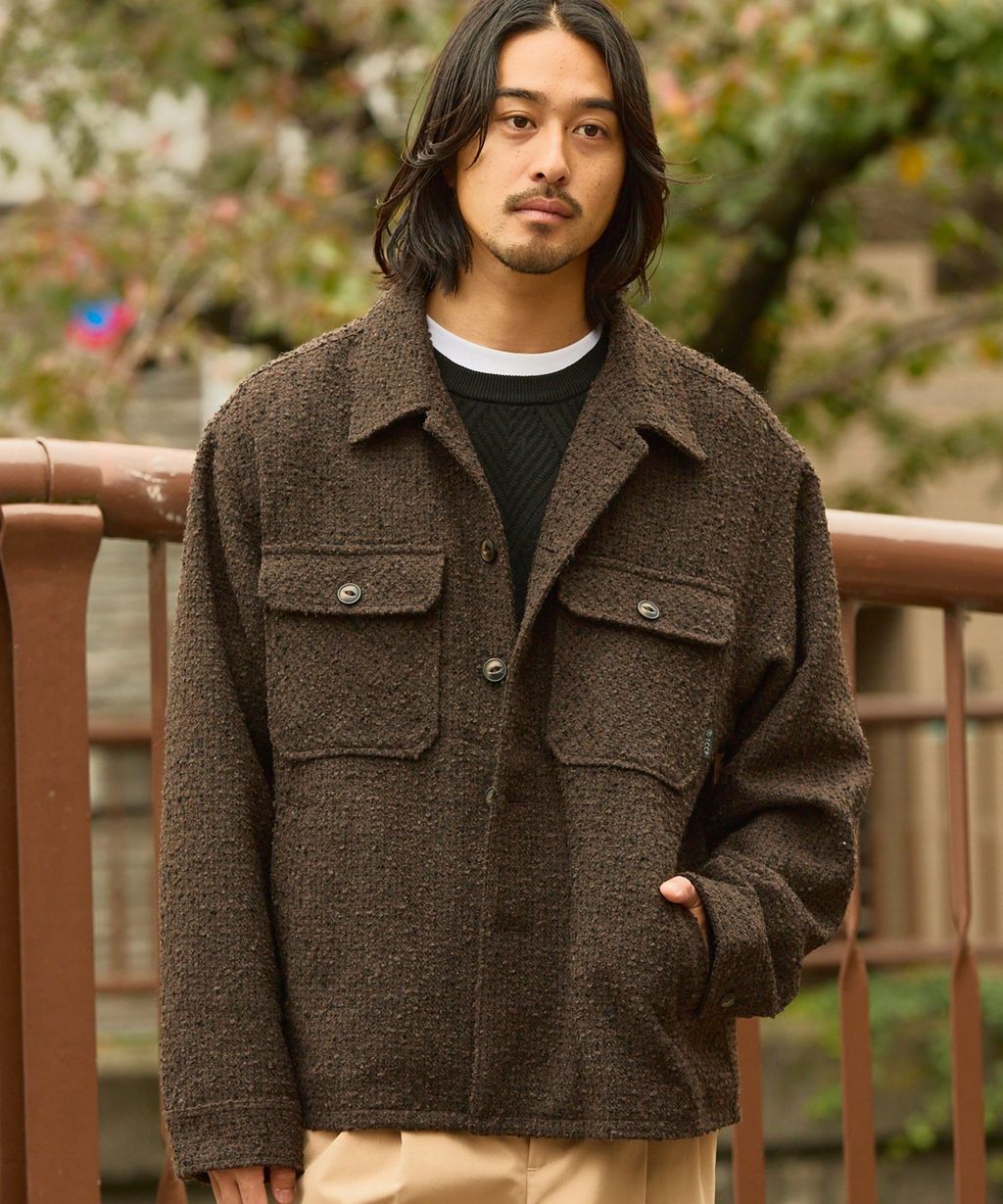 THE CRAFT CREW PRODUCTS 抗UV粗花呢立挺機能外套_39