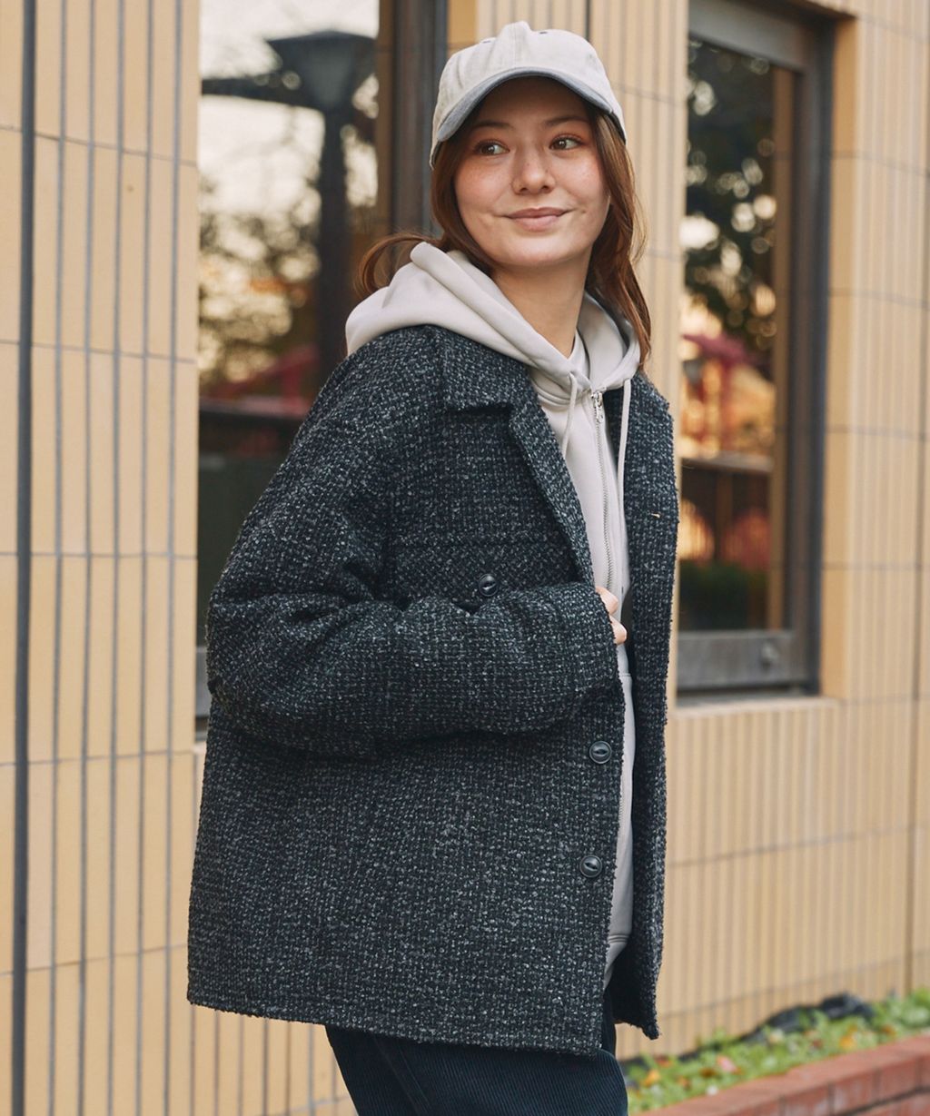 THE CRAFT CREW PRODUCTS 抗UV粗花呢立挺機能外套_29