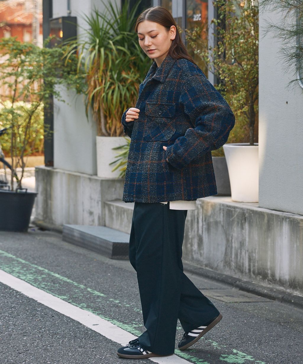 THE CRAFT CREW PRODUCTS 抗UV粗花呢立挺機能外套_34