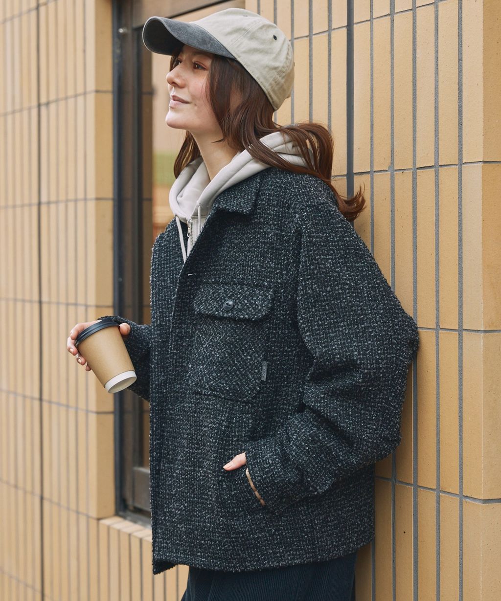 THE CRAFT CREW PRODUCTS 抗UV粗花呢立挺機能外套_24