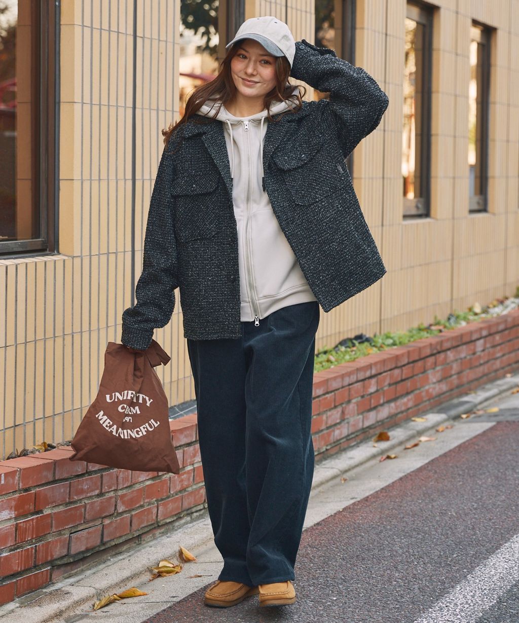 THE CRAFT CREW PRODUCTS 抗UV粗花呢立挺機能外套_25