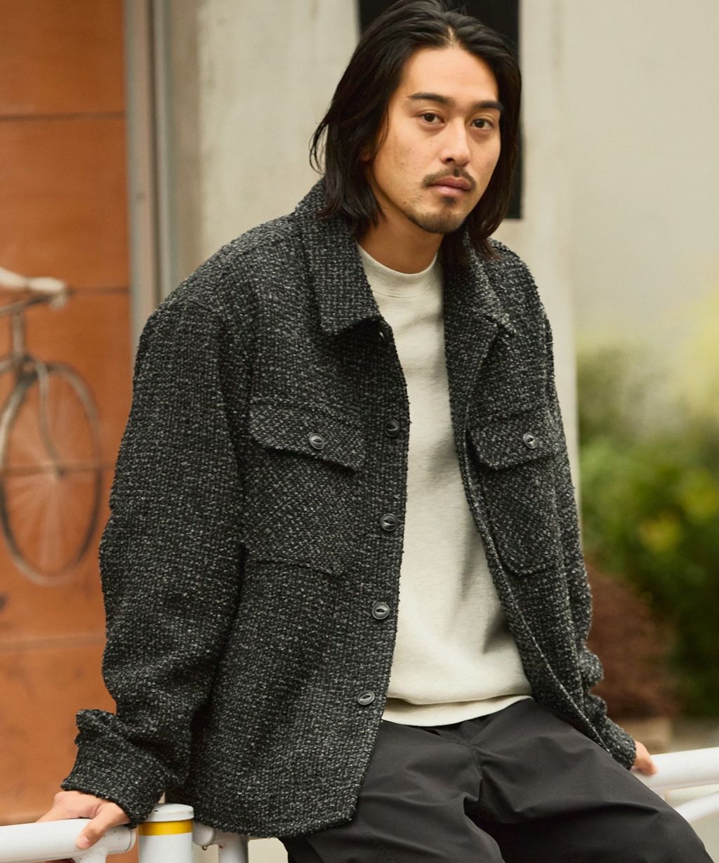 THE CRAFT CREW PRODUCTS 抗UV粗花呢立挺機能外套_20