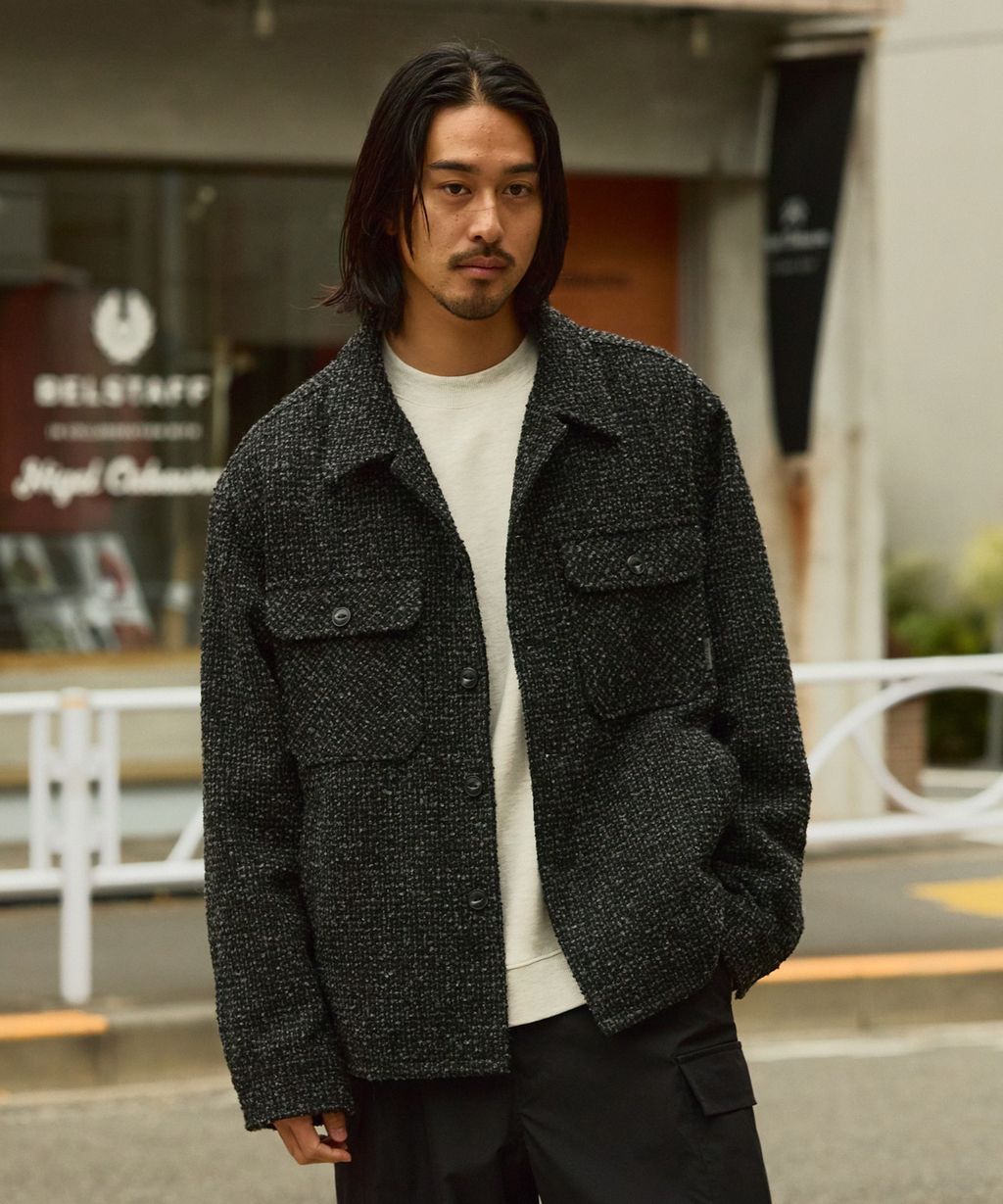 THE CRAFT CREW PRODUCTS 抗UV粗花呢立挺機能外套_18