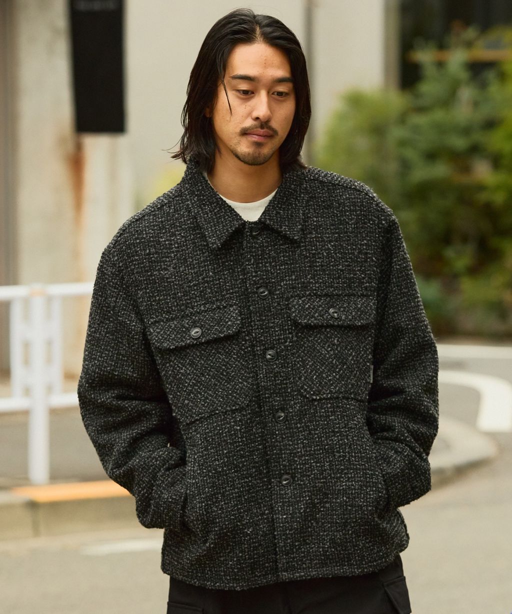 THE CRAFT CREW PRODUCTS 抗UV粗花呢立挺機能外套_17