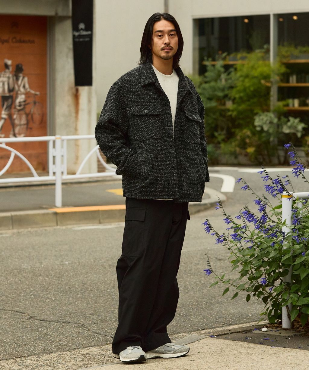 THE CRAFT CREW PRODUCTS 抗UV粗花呢立挺機能外套_15