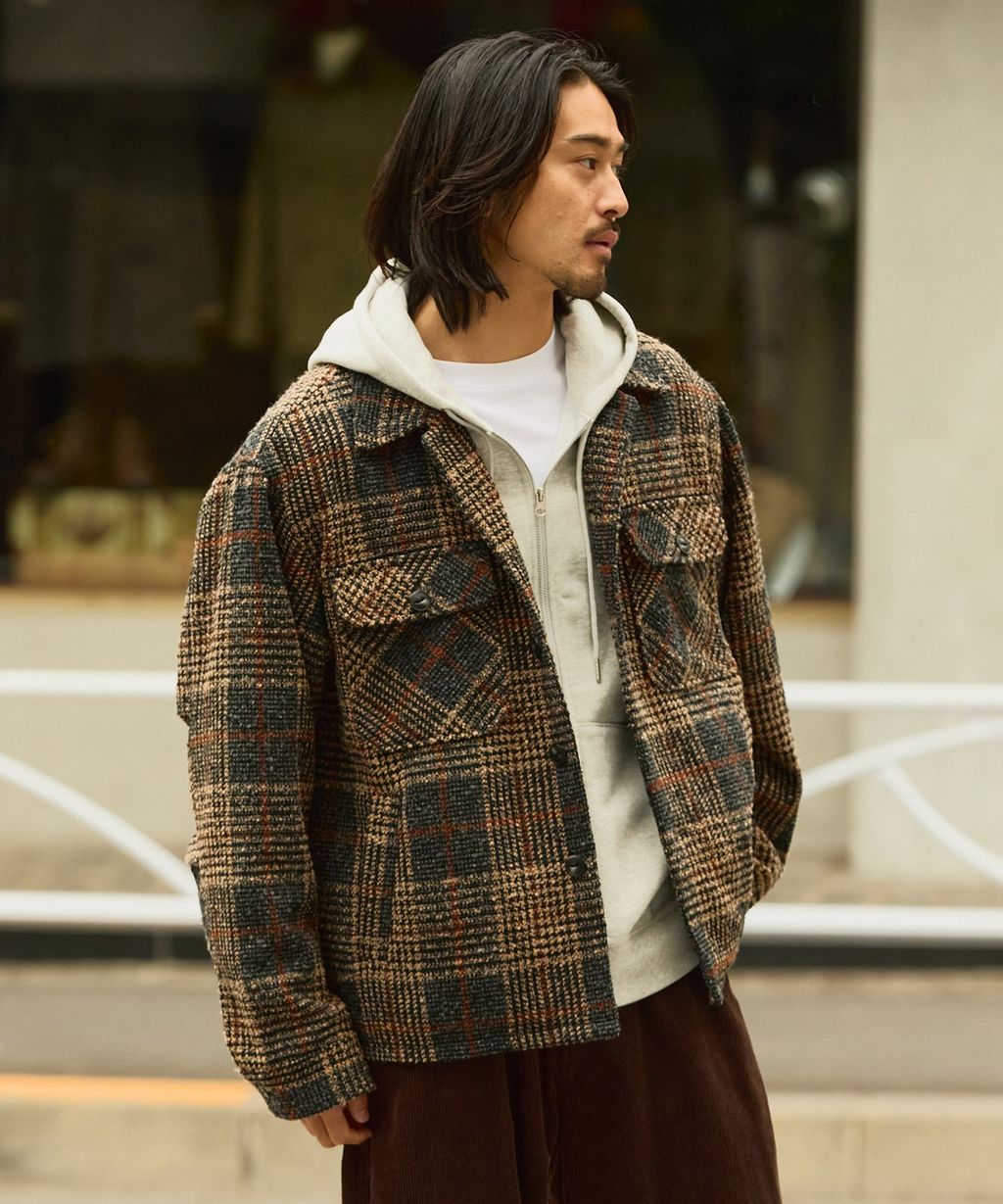 THE CRAFT CREW PRODUCTS 抗UV粗花呢立挺機能外套_10