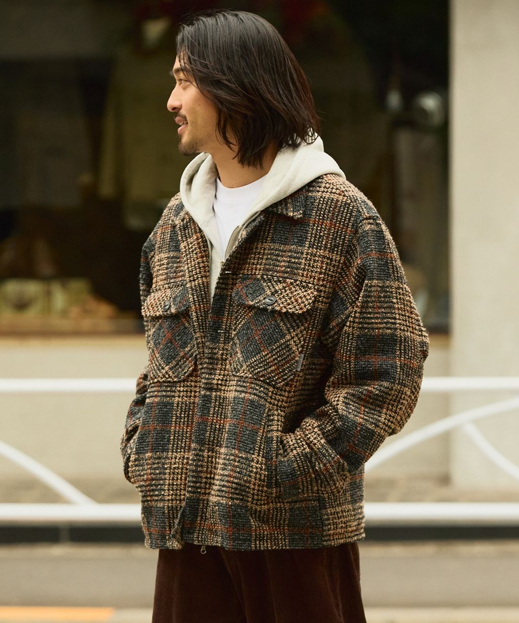 THE CRAFT CREW PRODUCTS 抗UV粗花呢立挺機能外套_5