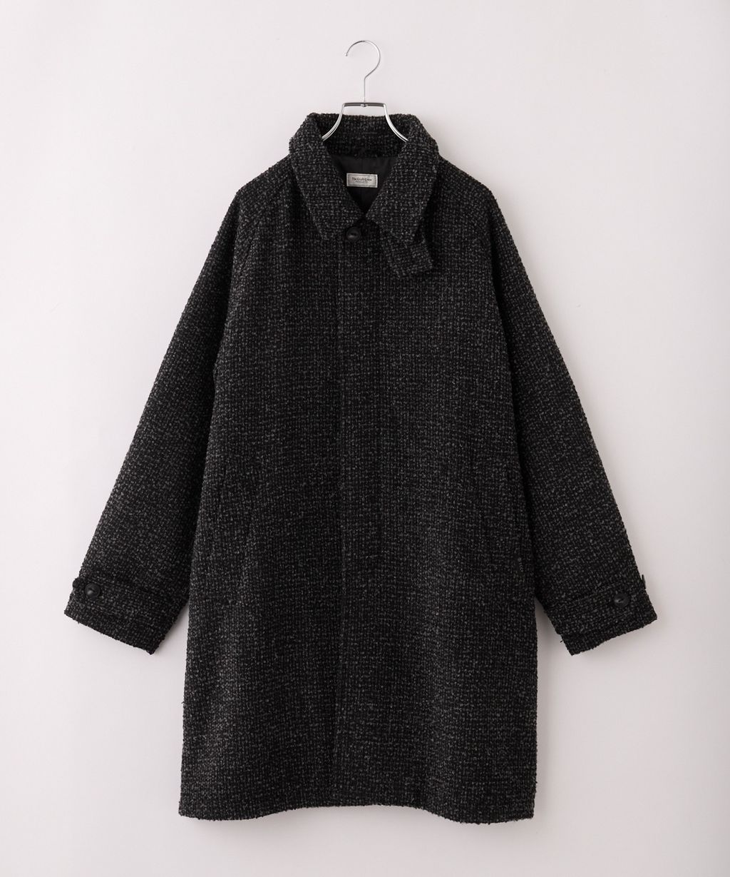 THE CRAFT CREW PRODUCTS 抗UV粗花呢立挺機能長版大衣外套_38