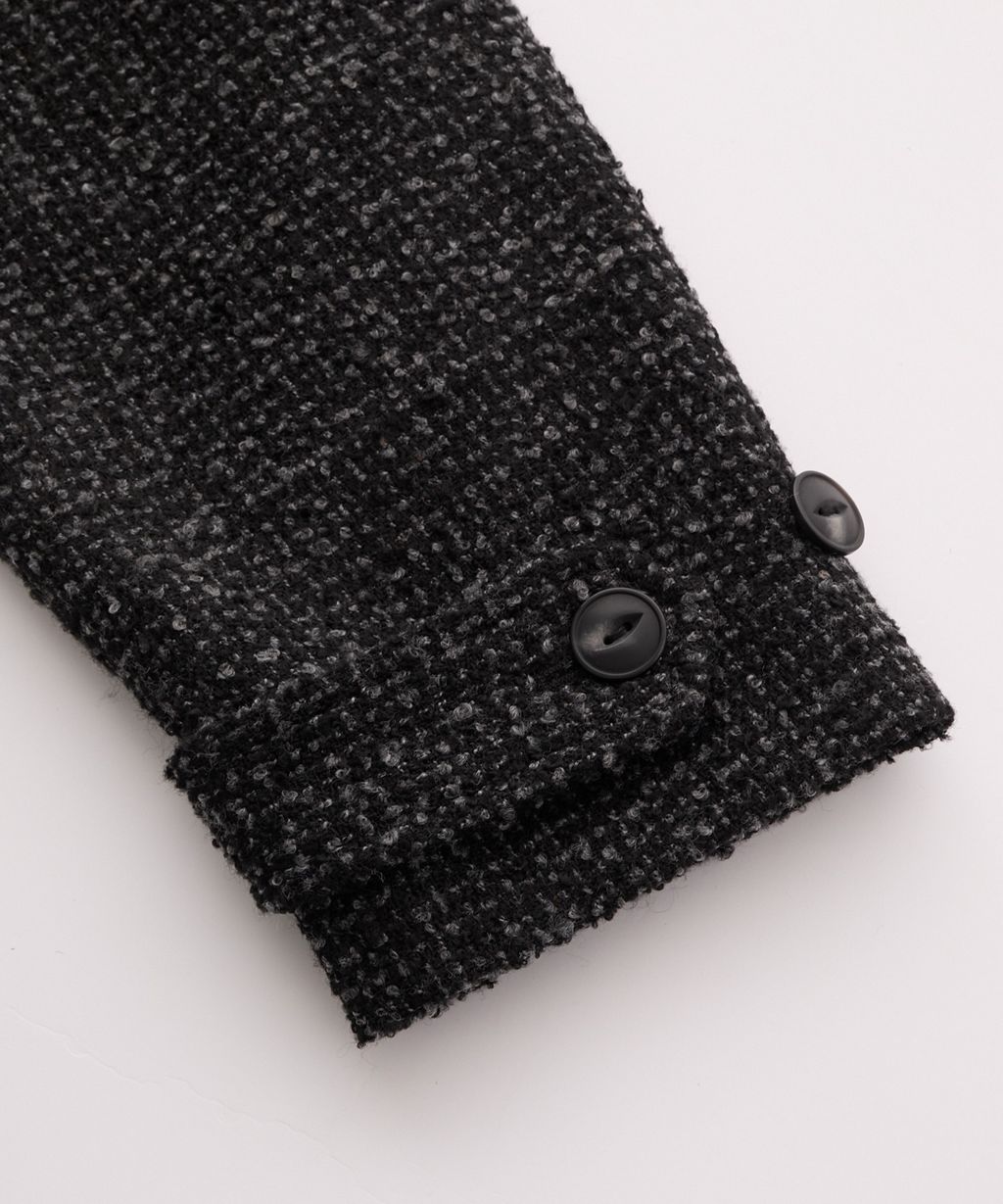 THE CRAFT CREW PRODUCTS 抗UV粗花呢立挺機能長版大衣外套_44