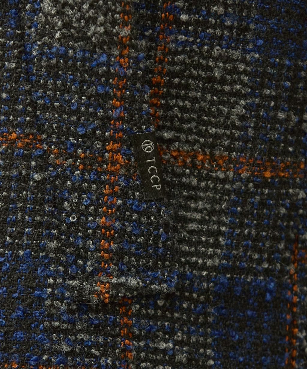 THE CRAFT CREW PRODUCTS 抗UV粗花呢立挺機能長版大衣外套_37