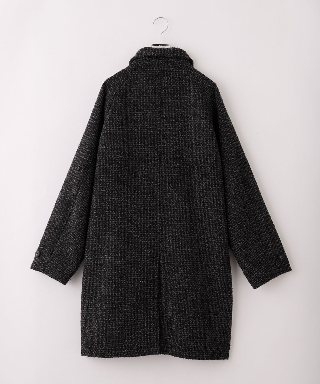 THE CRAFT CREW PRODUCTS 抗UV粗花呢立挺機能長版大衣外套_39