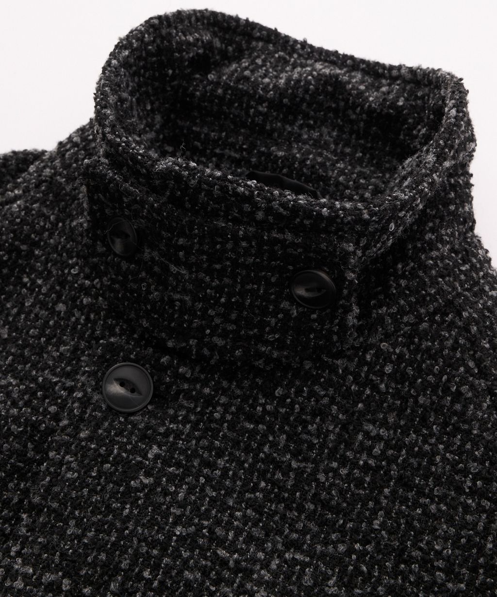 THE CRAFT CREW PRODUCTS 抗UV粗花呢立挺機能長版大衣外套_43