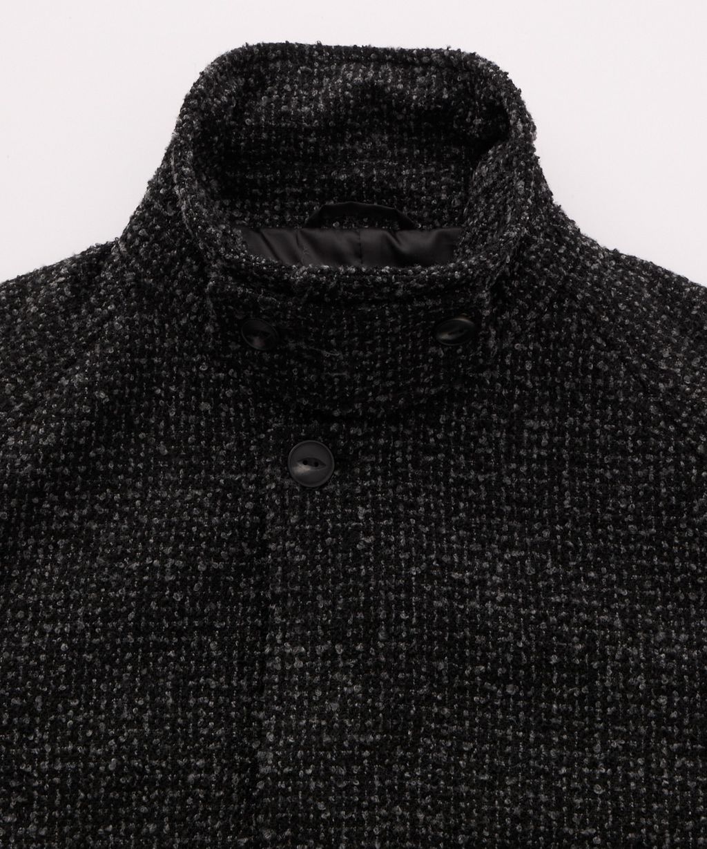 THE CRAFT CREW PRODUCTS 抗UV粗花呢立挺機能長版大衣外套_42