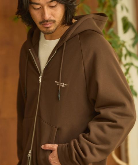 THE CRAFT CREW PRODUCTS 雙拉鍊Boxy連帽刷毛外套_1