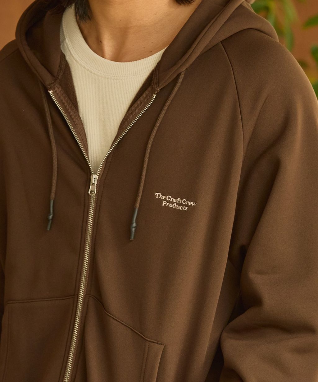 THE CRAFT CREW PRODUCTS 雙拉鍊Boxy連帽刷毛外套_48