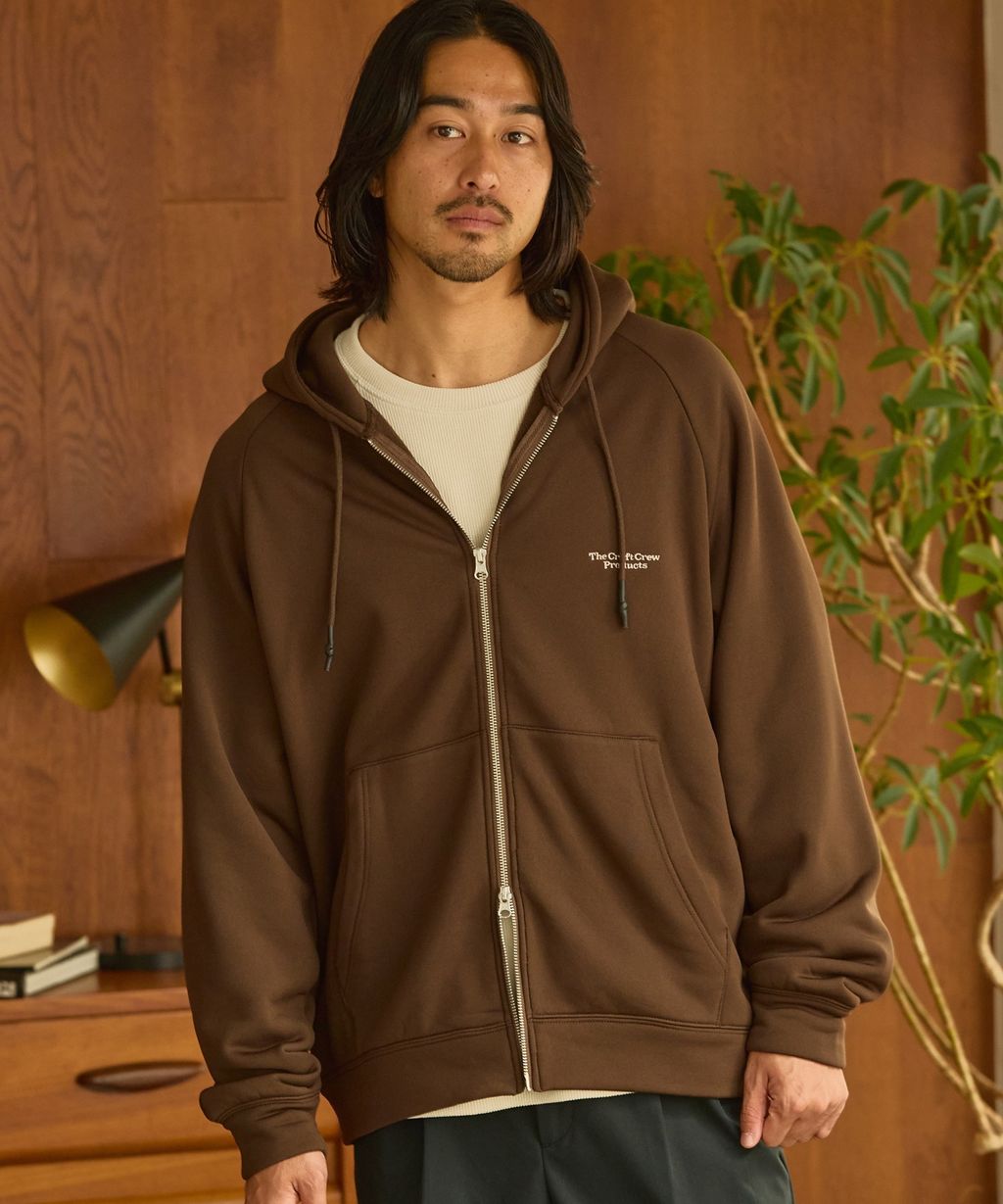 THE CRAFT CREW PRODUCTS 雙拉鍊Boxy連帽刷毛外套_47