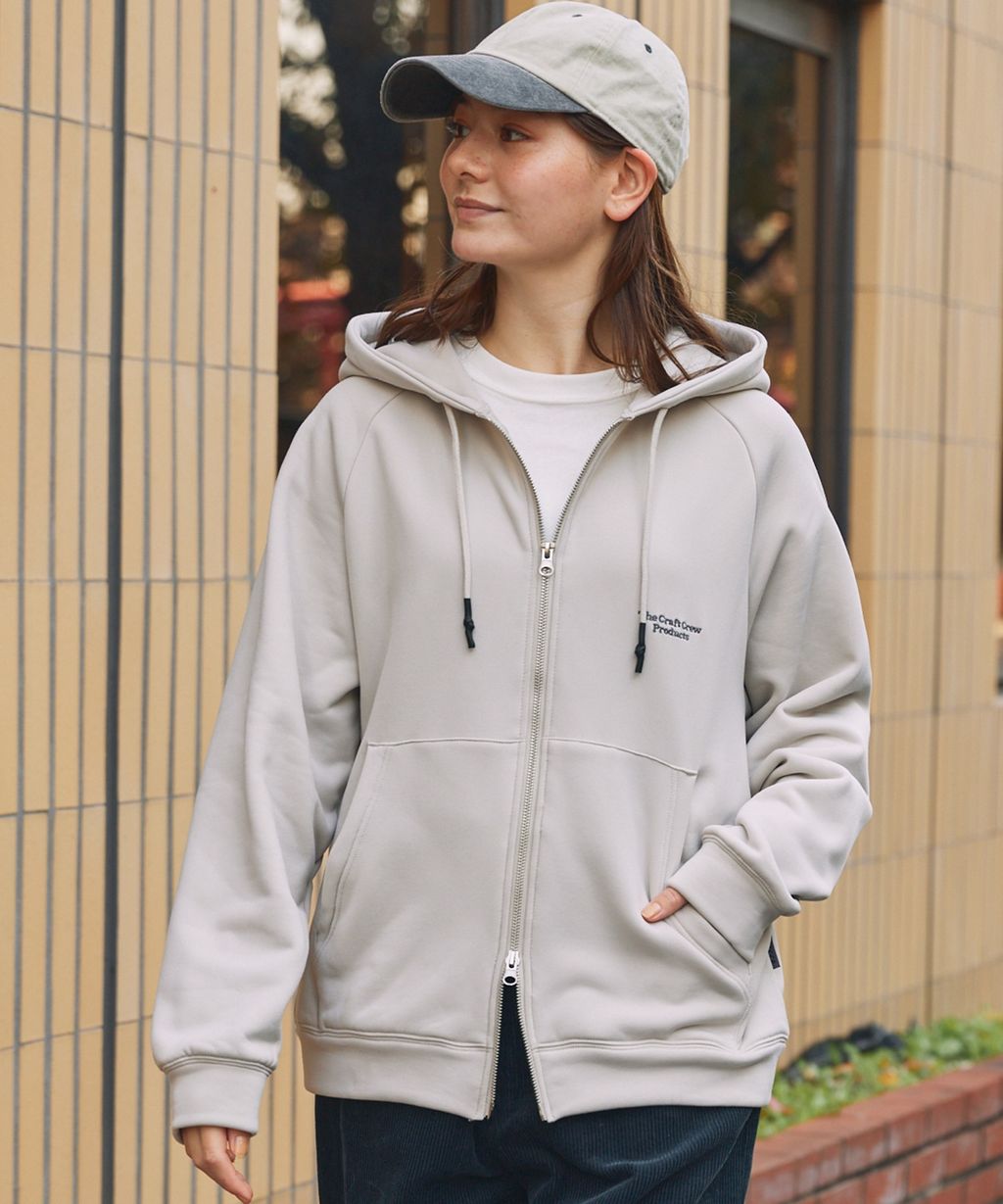 THE CRAFT CREW PRODUCTS 雙拉鍊Boxy連帽刷毛外套_49