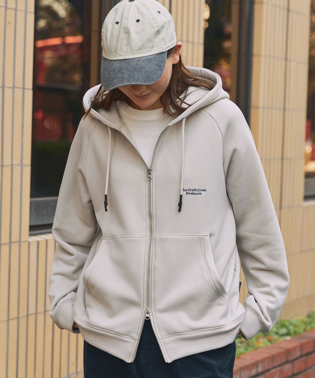 THE CRAFT CREW PRODUCTS 雙拉鍊Boxy連帽刷毛外套_52