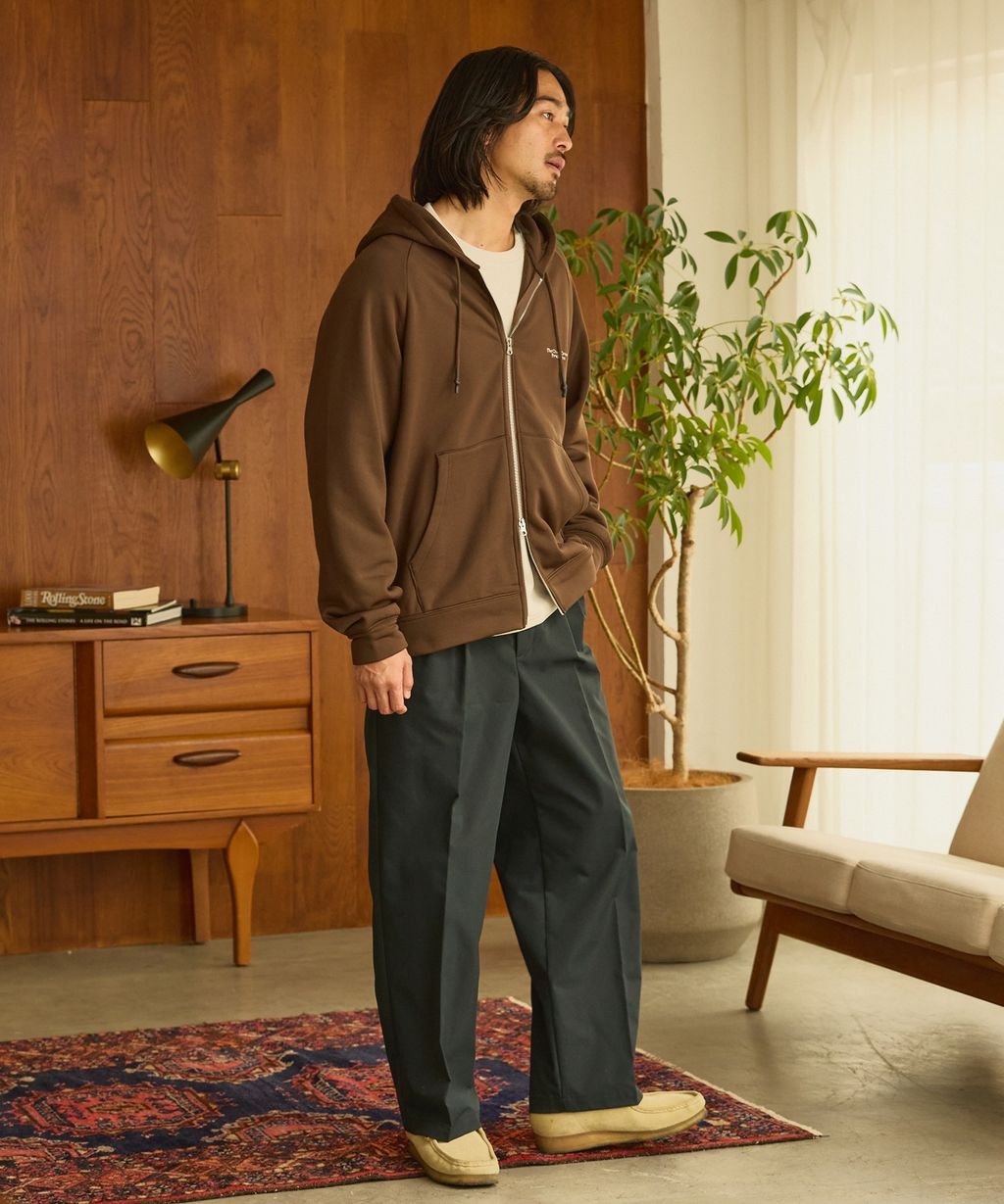 THE CRAFT CREW PRODUCTS 雙拉鍊Boxy連帽刷毛外套_44