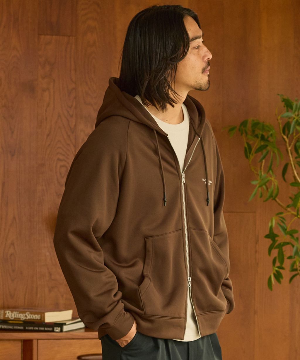 THE CRAFT CREW PRODUCTS 雙拉鍊Boxy連帽刷毛外套_42