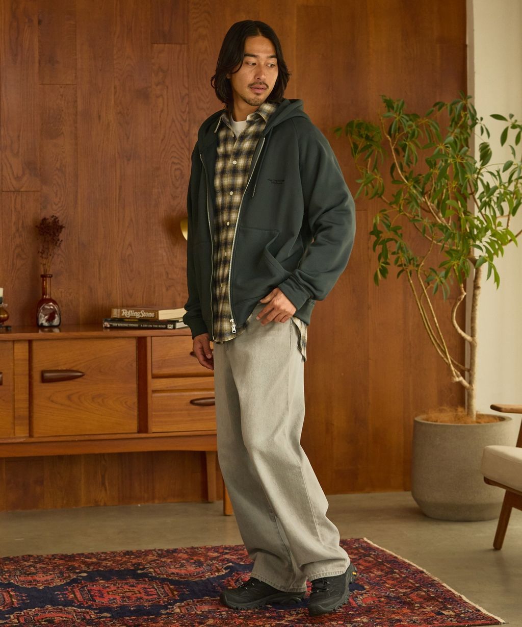 THE CRAFT CREW PRODUCTS 雙拉鍊Boxy連帽刷毛外套_18