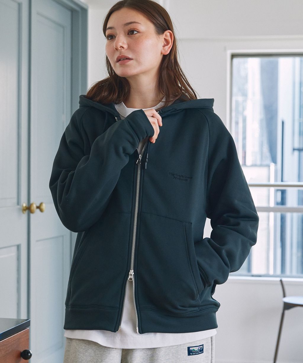 THE CRAFT CREW PRODUCTS 雙拉鍊Boxy連帽刷毛外套_24