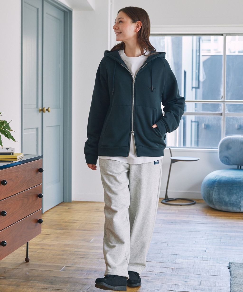 THE CRAFT CREW PRODUCTS 雙拉鍊Boxy連帽刷毛外套_26