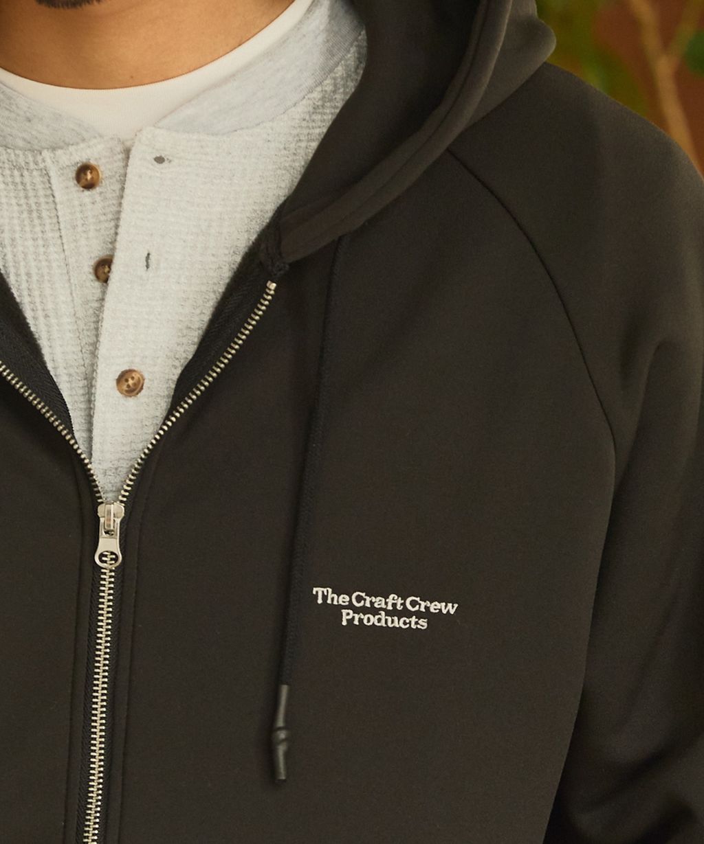 THE CRAFT CREW PRODUCTS 雙拉鍊Boxy連帽刷毛外套_16