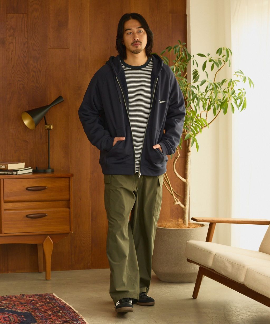 THE CRAFT CREW PRODUCTS 雙拉鍊Boxy連帽刷毛外套_35