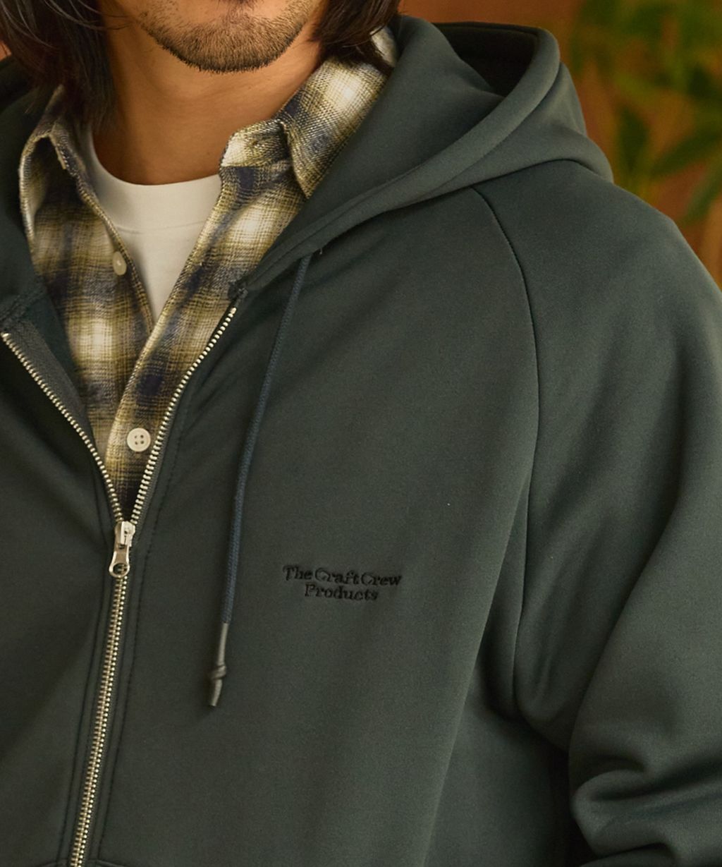 THE CRAFT CREW PRODUCTS 雙拉鍊Boxy連帽刷毛外套_23