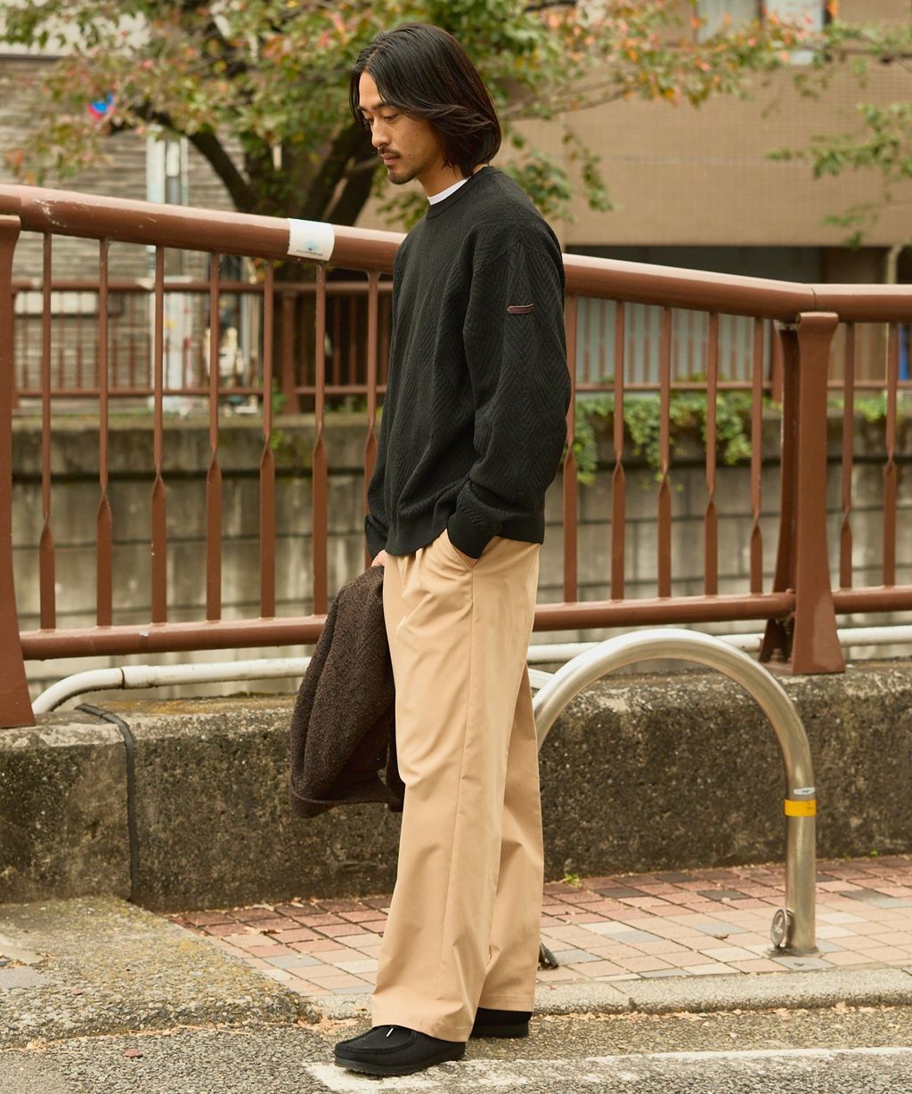 THE CRAFT CREW PRODUCTS 幾何菱格條紋圓領立體Jacquard針織上衣_28